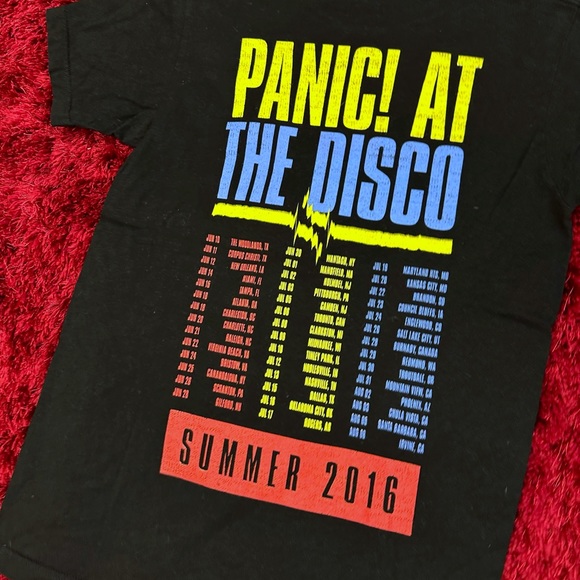 Panic At The Disco Summer 2016 Shirt Tour Brand Tultex Album Small - Picture 4 of 7